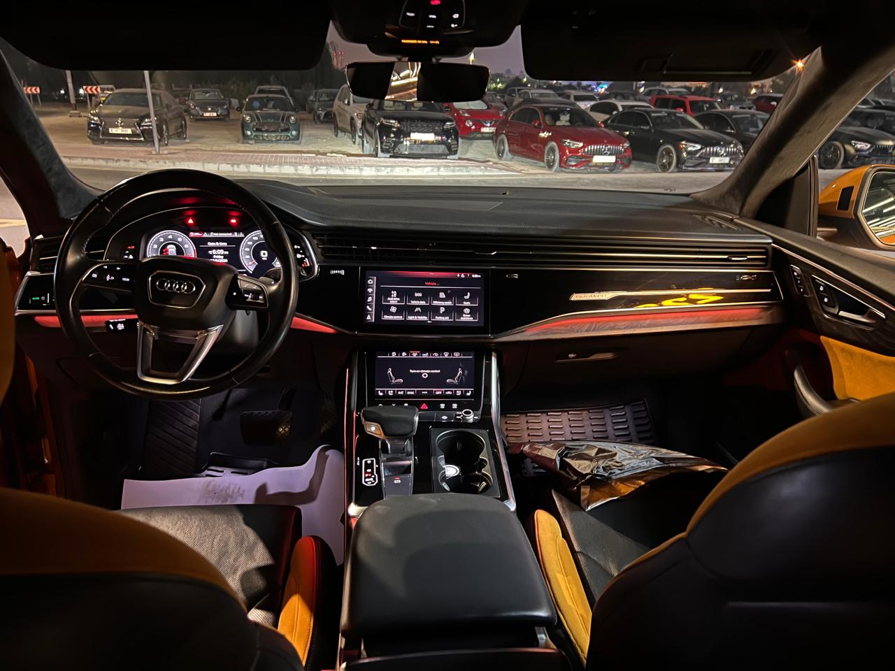 Audi Q8 Gold  GOLDEN 2023 Rental Dubai