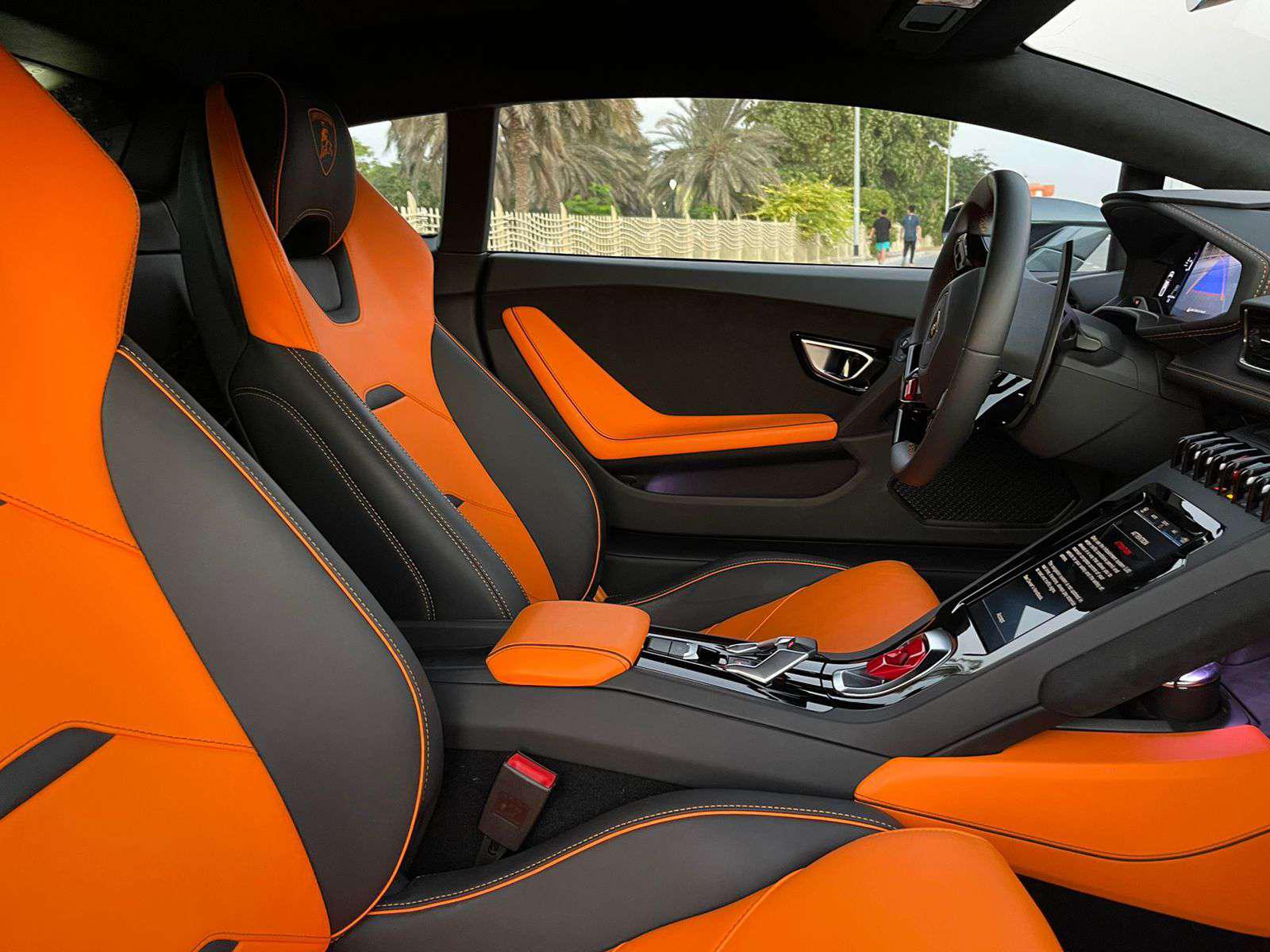 Lamborghini Huracan Evo Coupe grey Without Deposit   GREY 2022 Rental Dubai