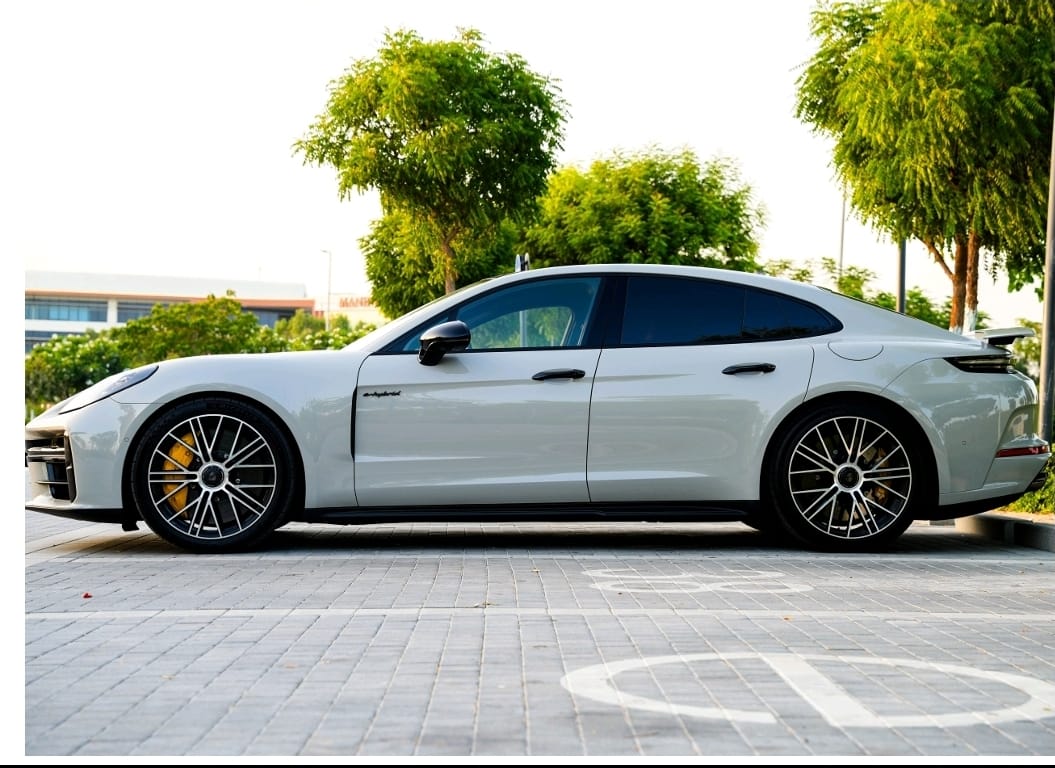 Porsche Panamera Turbo S E Hybrid  Nardo Grey 2025 Rental Dubai