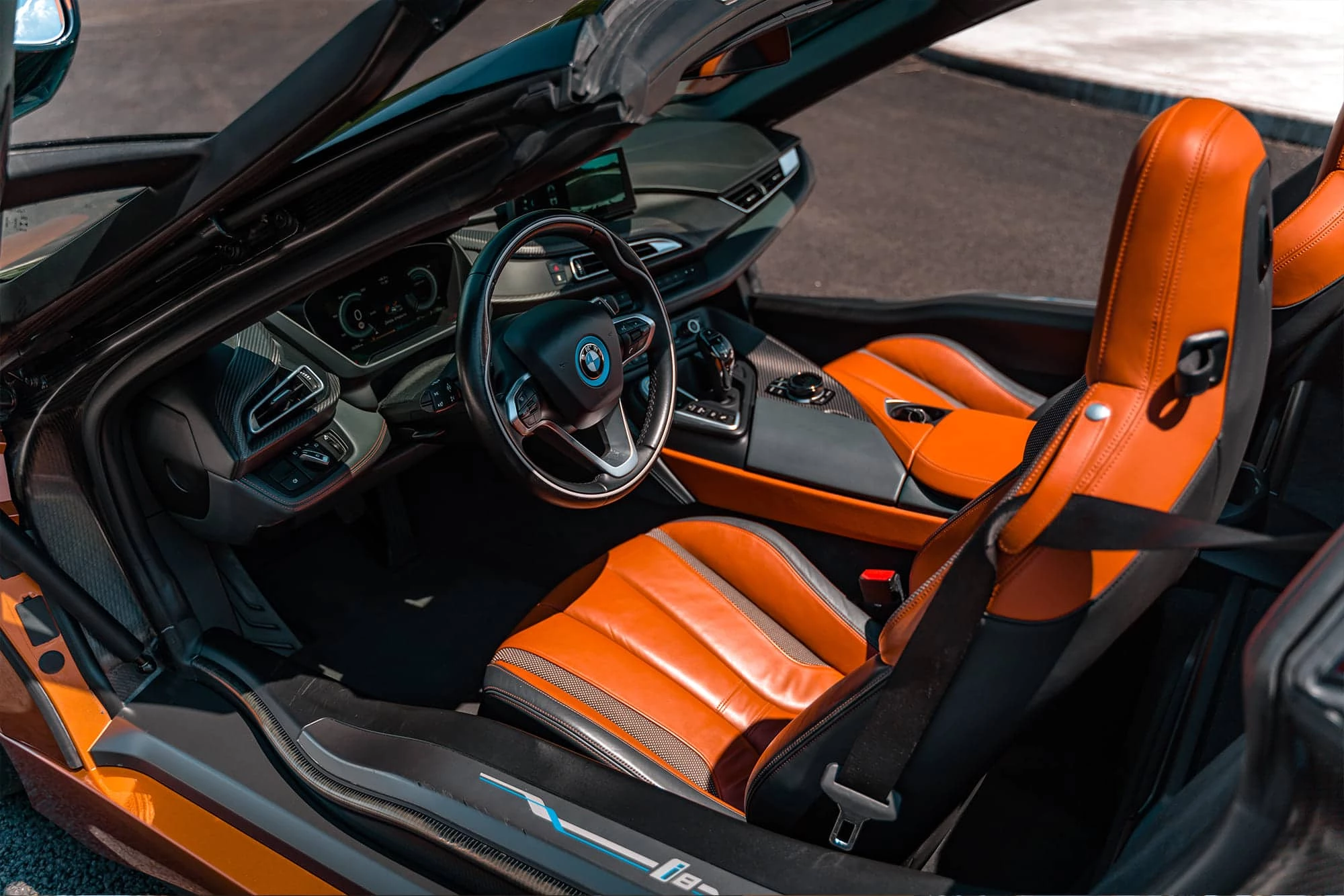 louer BMW i8 Roadster Orange  ORANGE 