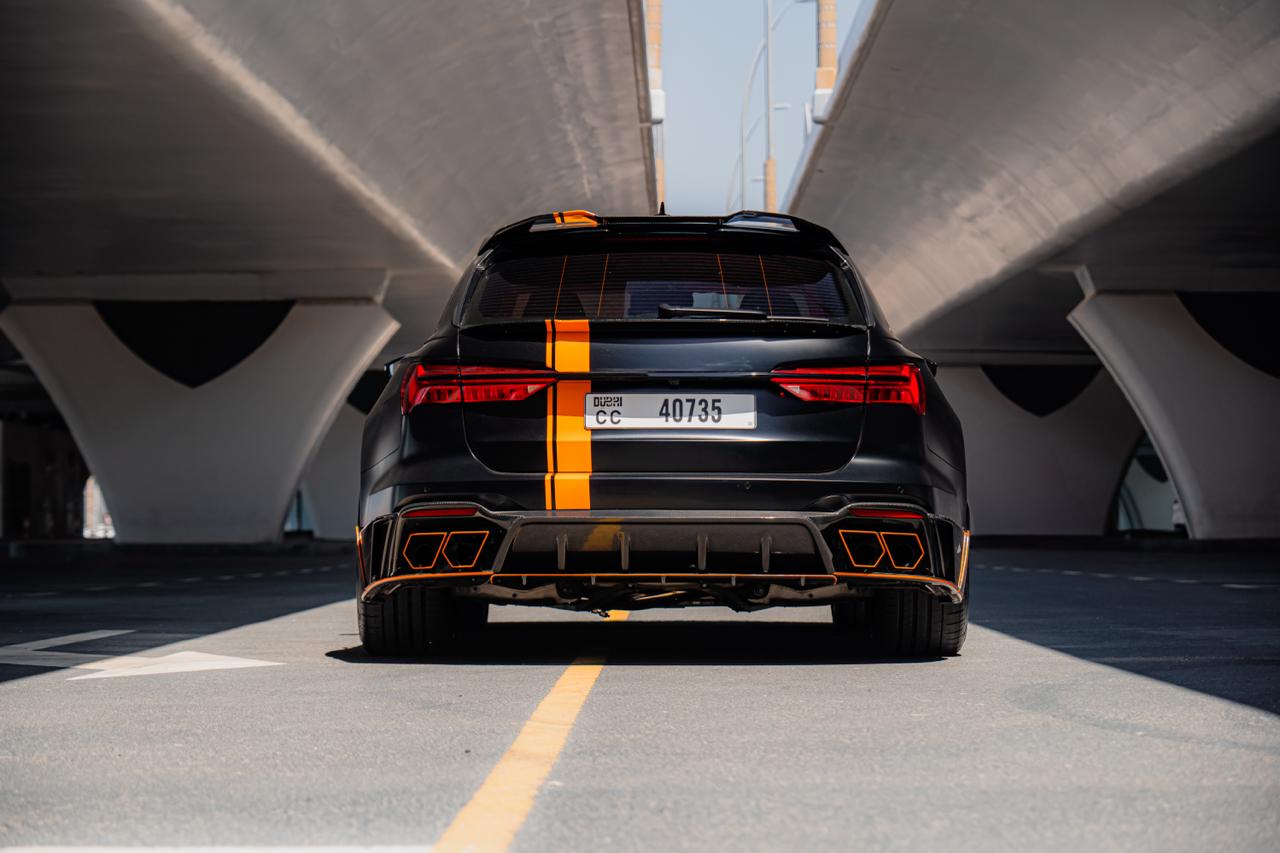 Audi RS6 Mansory   BLACK 2023 Rental Dubai