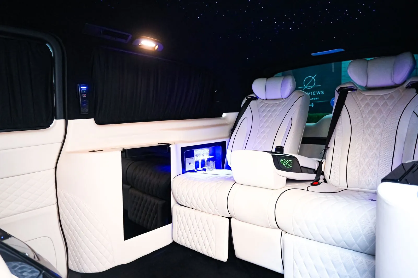 Luxury V Class Maybach with Driver  BLACK  Rental Dubai