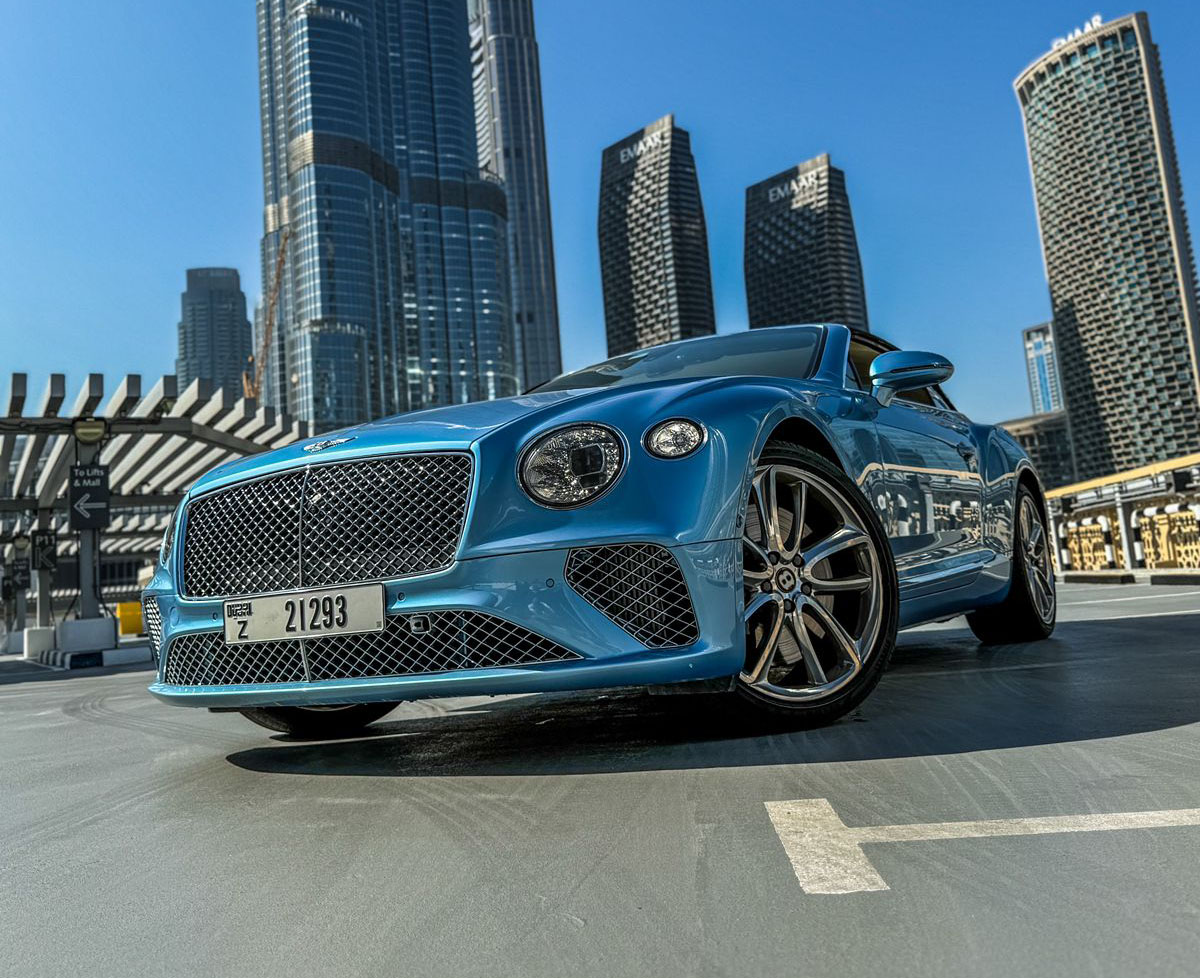 Bentley Continental GTC Blue  BLUE 2023 Rental Dubai