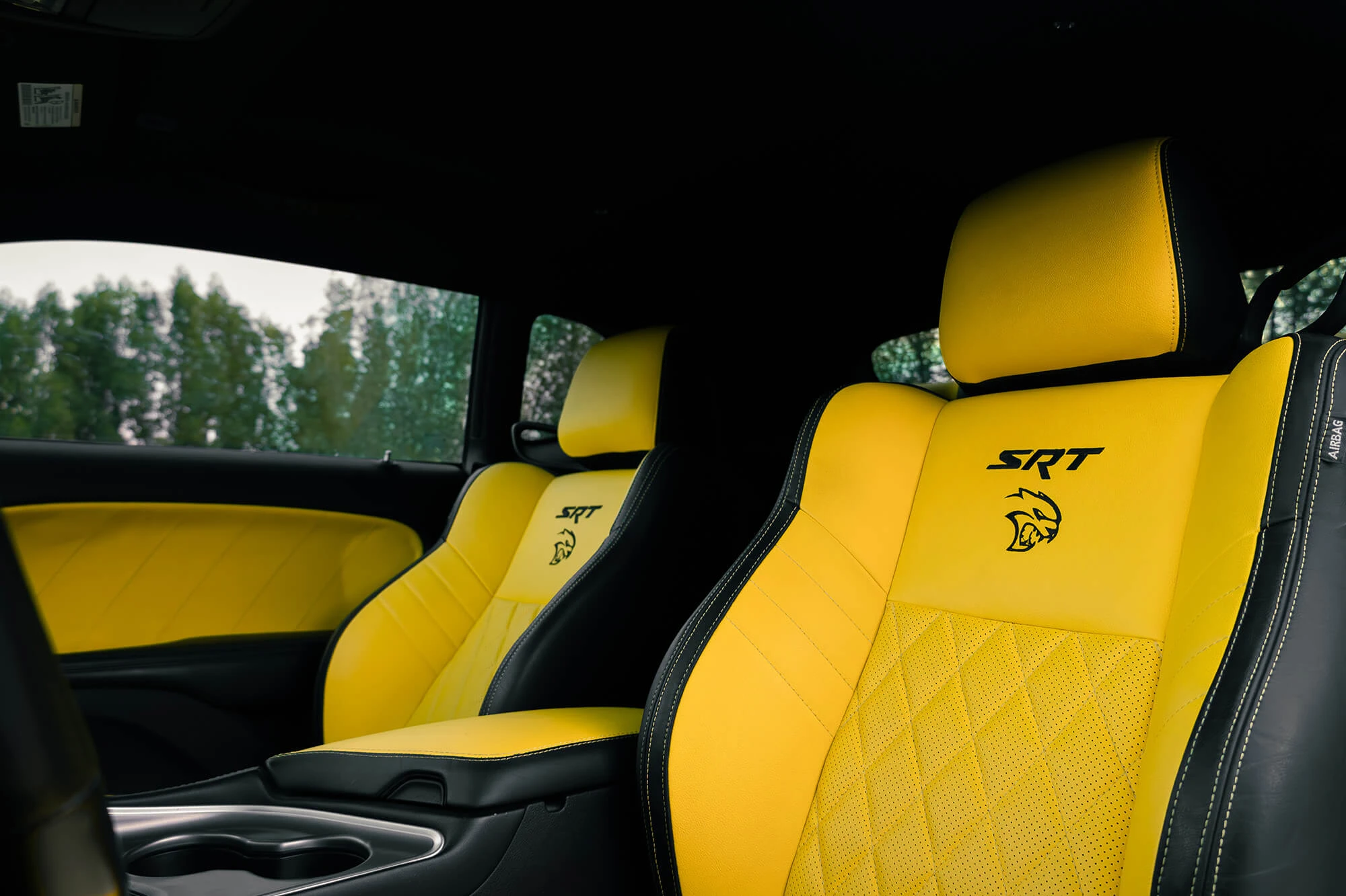 Dodge Challenger R/T Scat Pack Yellow  YELLOW 2021 Rental Dubai