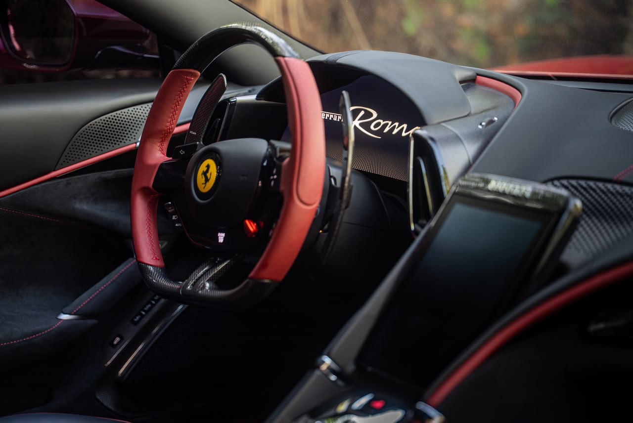 Ferrari Roma   Cabrio Red Color  RED 2025 Rental Dubai