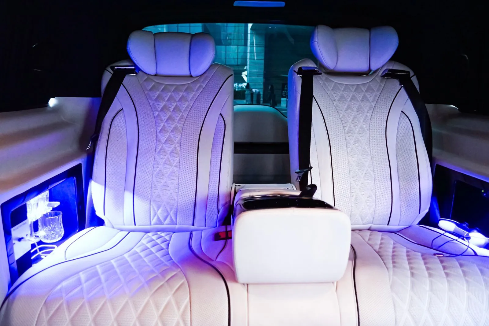 Luxury V Class Maybach with Driver  BLACK  Rental Dubai