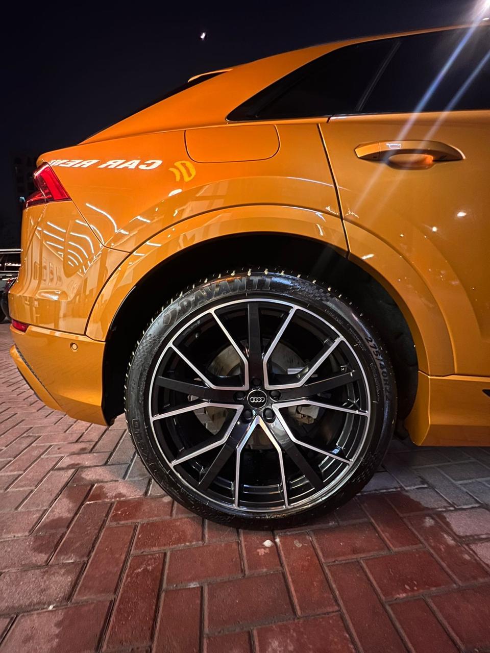 Audi Q8 Gold  GOLDEN 2023 Rental Dubai