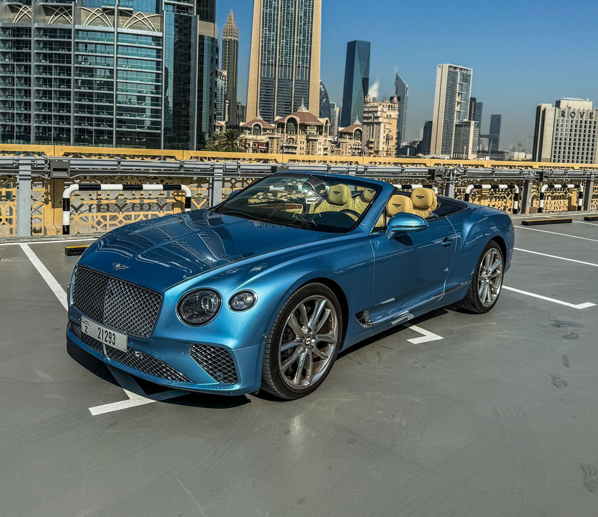 Bentley Continental GTC Blue  BLUE 2023 Rental Dubai
