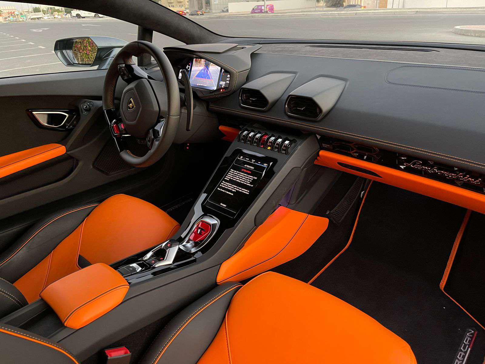 Lamborghini Huracan Evo Coupe grey Without Deposit   GREY 2022 Rental Dubai