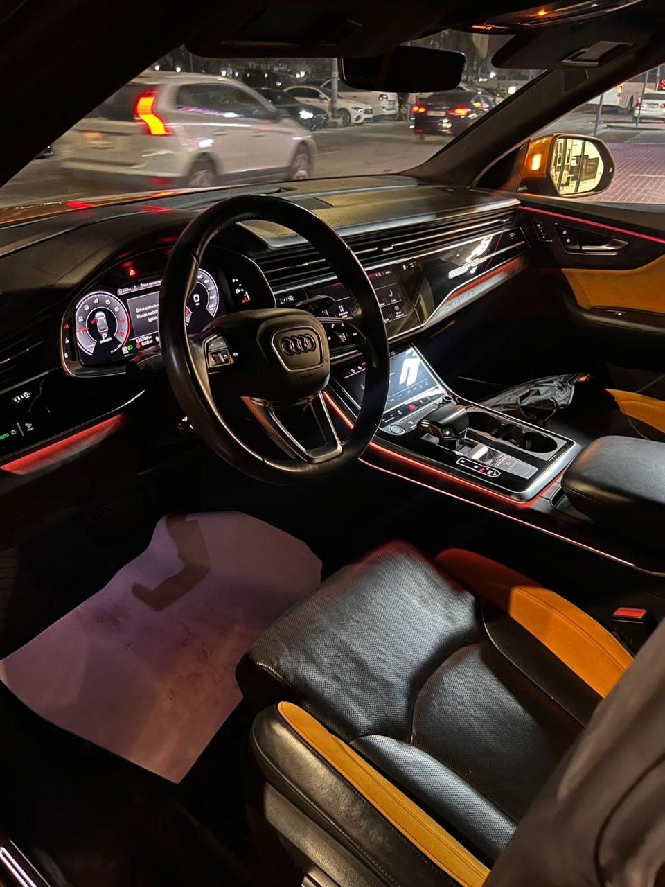 Audi Q8 Gold  GOLDEN 2023 Rental Dubai