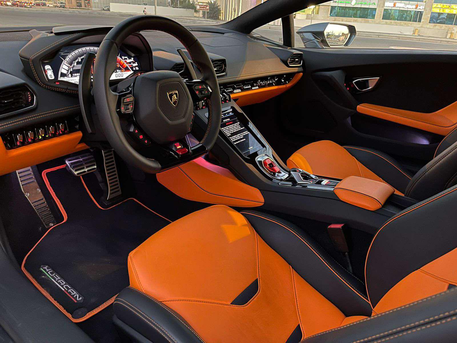 Lamborghini Huracan Evo Coupe grey Without Deposit   GREY 2022 Rental Dubai