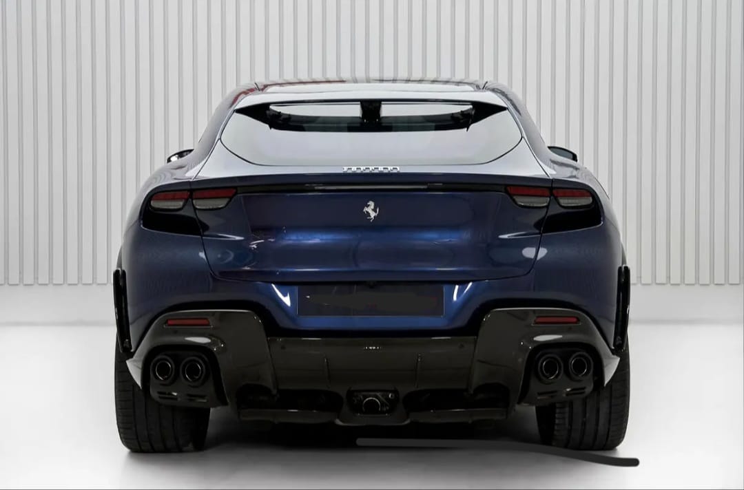 Ferrari Purosangue  Blue and Zafran colours  BLUE 2025 Rental Dubai