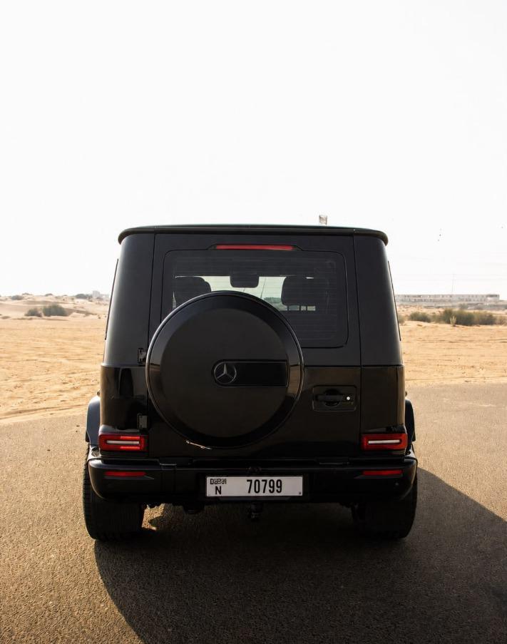 استئجار Mercedes G63 AMG  Black and Red interrior  ???? 2025 فى دبي