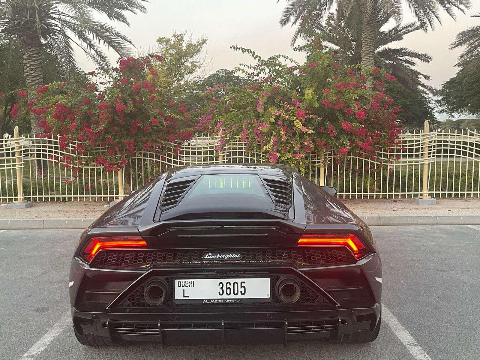 Lamborghini Huracan Evo Coupe grey Without Deposit   GREY 2022 Rental Dubai