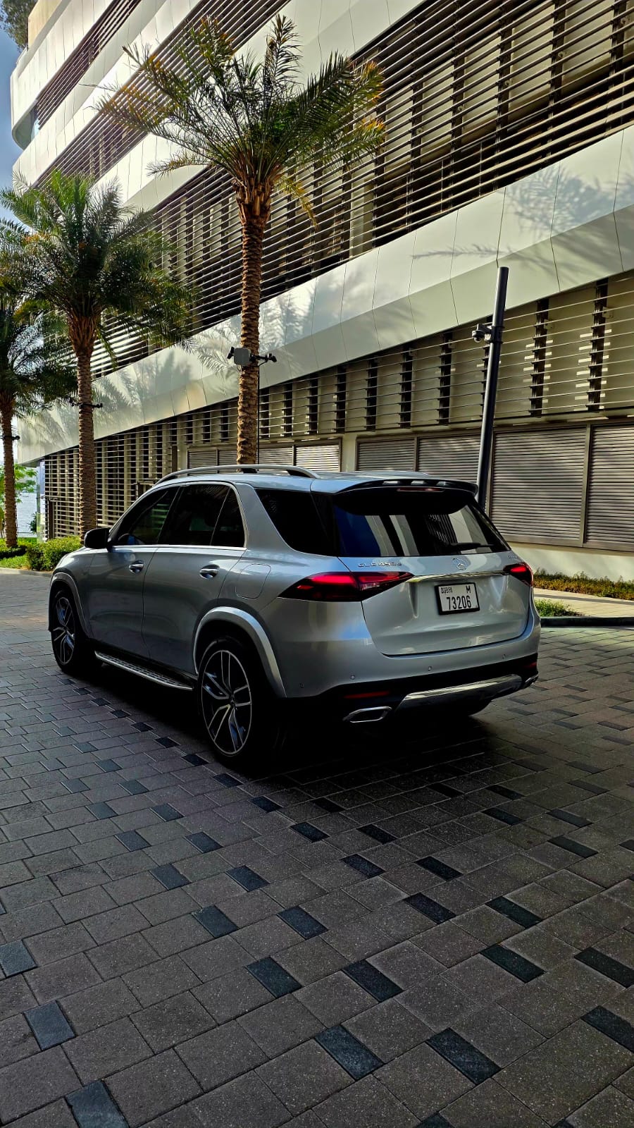 Mercedes GLE 450 4MATIC    Silver 2025 Rental Dubai