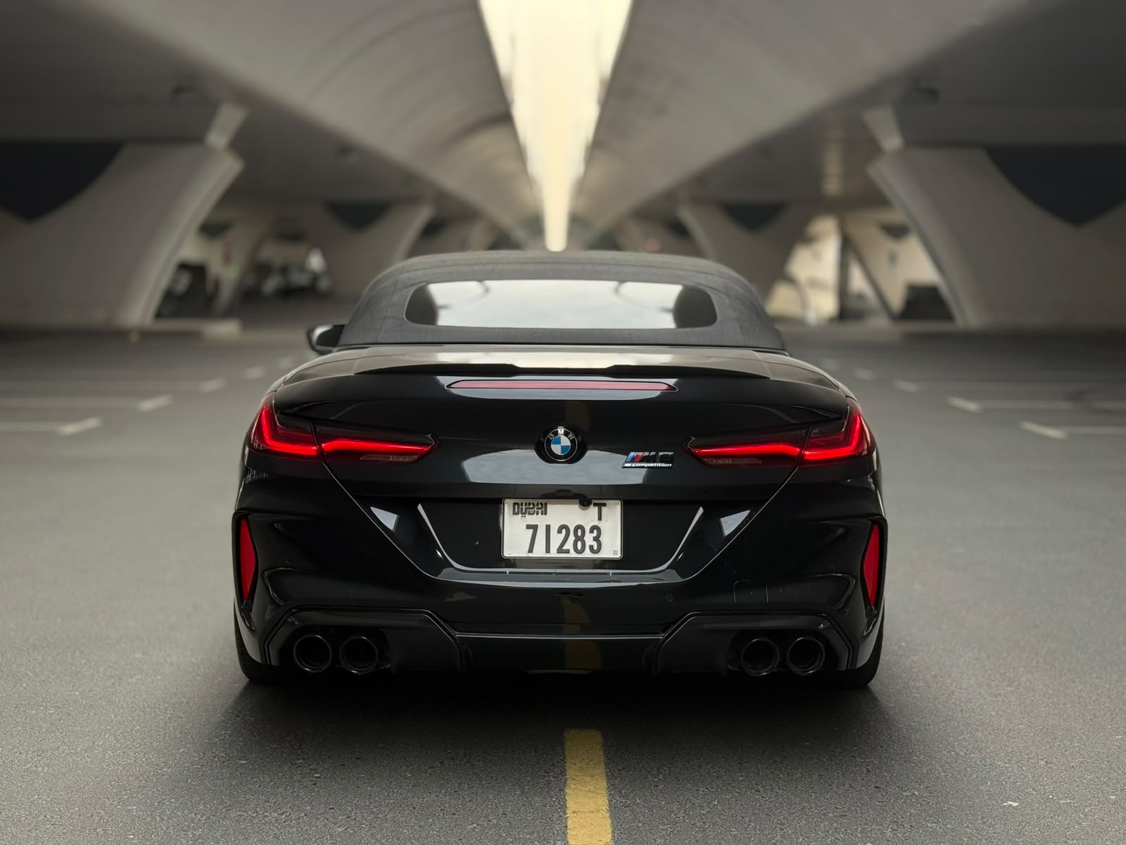 استئجار BMW M8 Competition Cabrio  أسود 2024 فى دبي